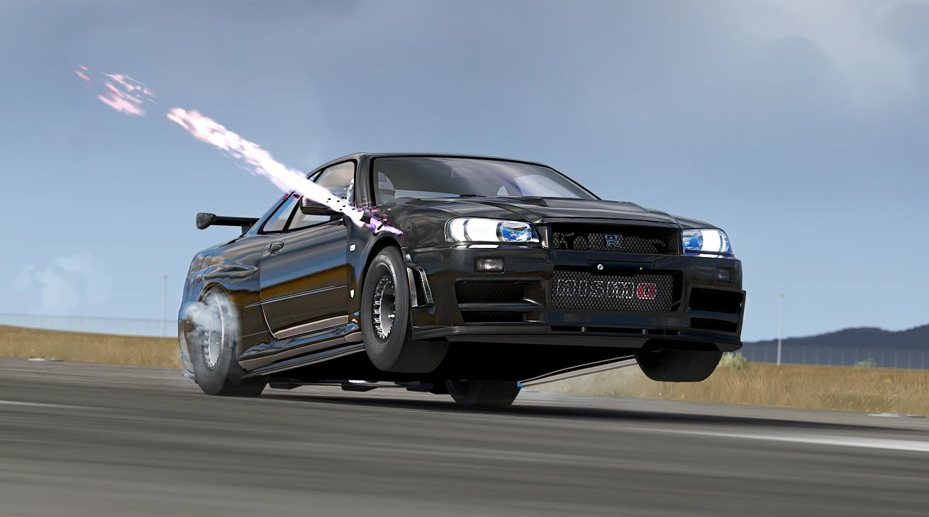 Nissan Skyline GTR R34 V-Spec Drag screenshot