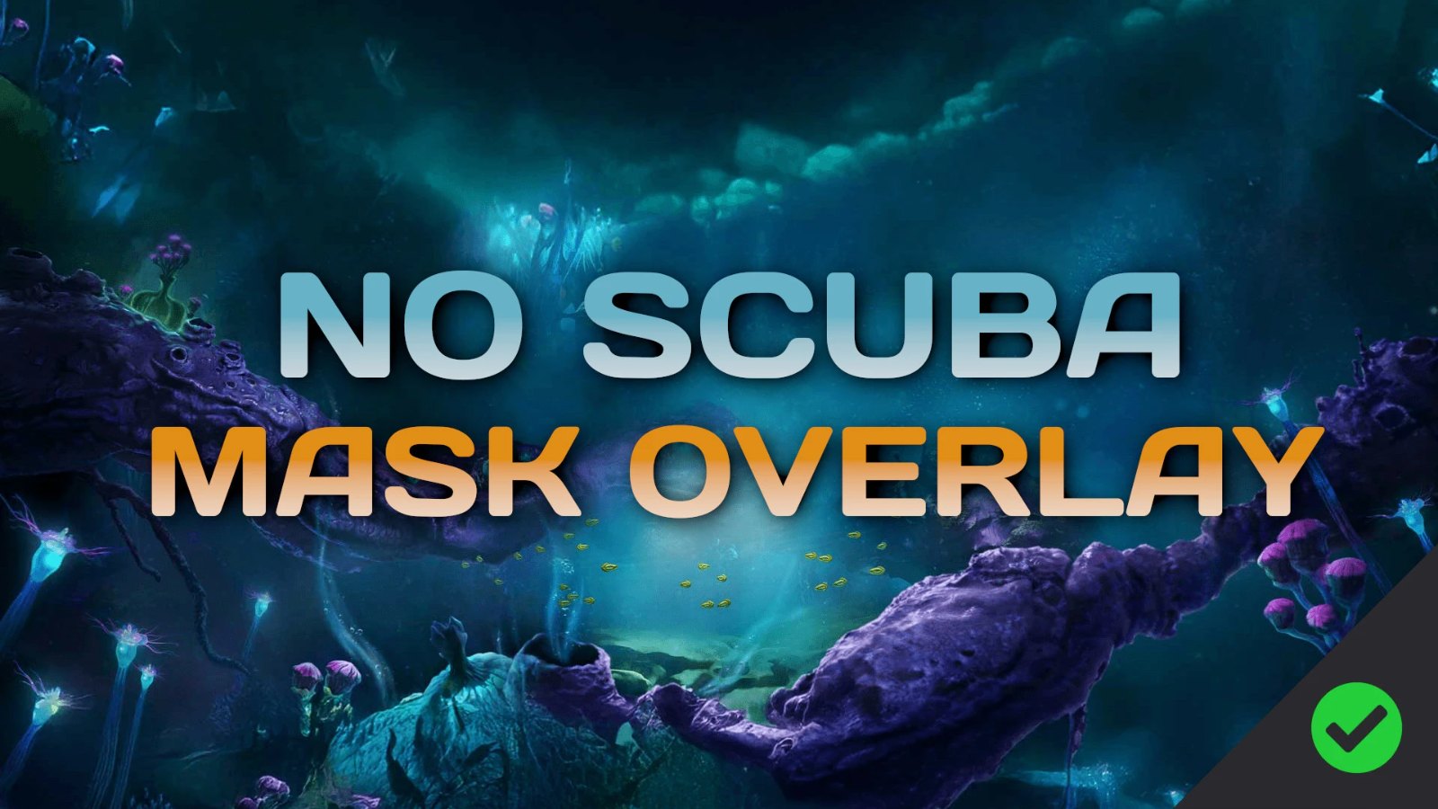 No Scuba Mask Overlay