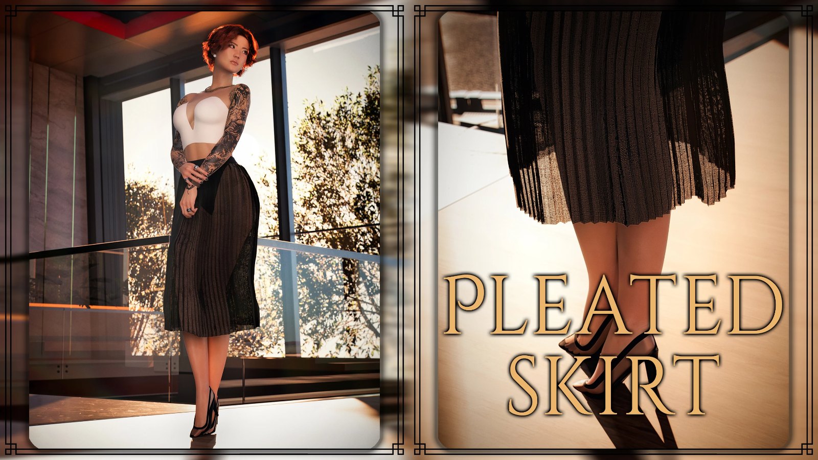 Nola Dreamer's Pleated Skirt