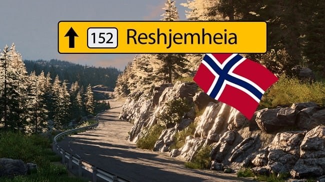 Norwegian Road 152 Reshjemheia screenshot