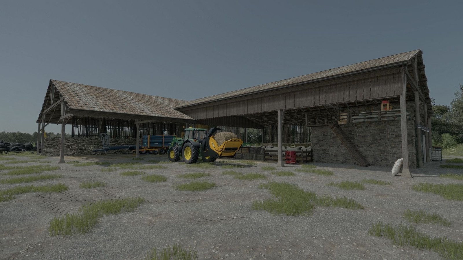 Old‑Style Goat Barn
