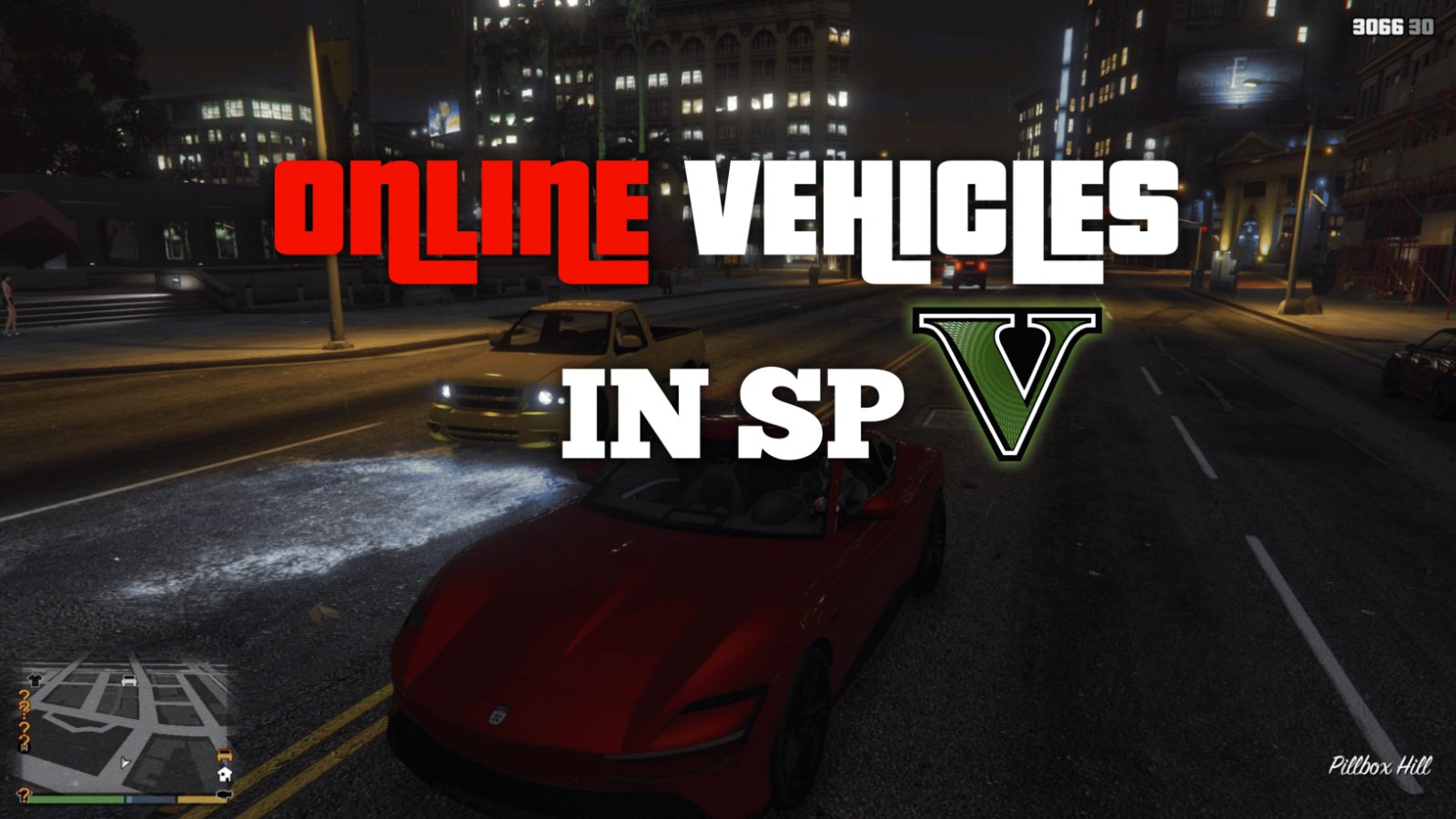 Online Vehicles in SP screenshot