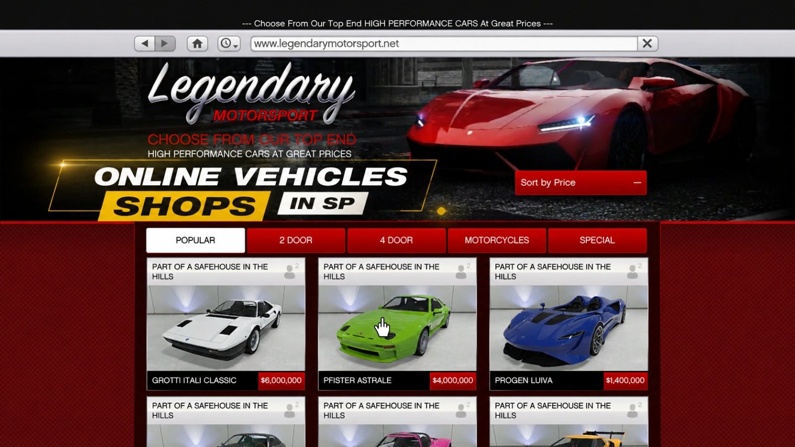 Online Vehicles Shops in SP