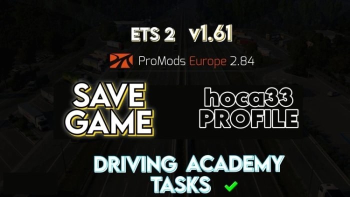 ProMods Europe Full Savegame screenshot