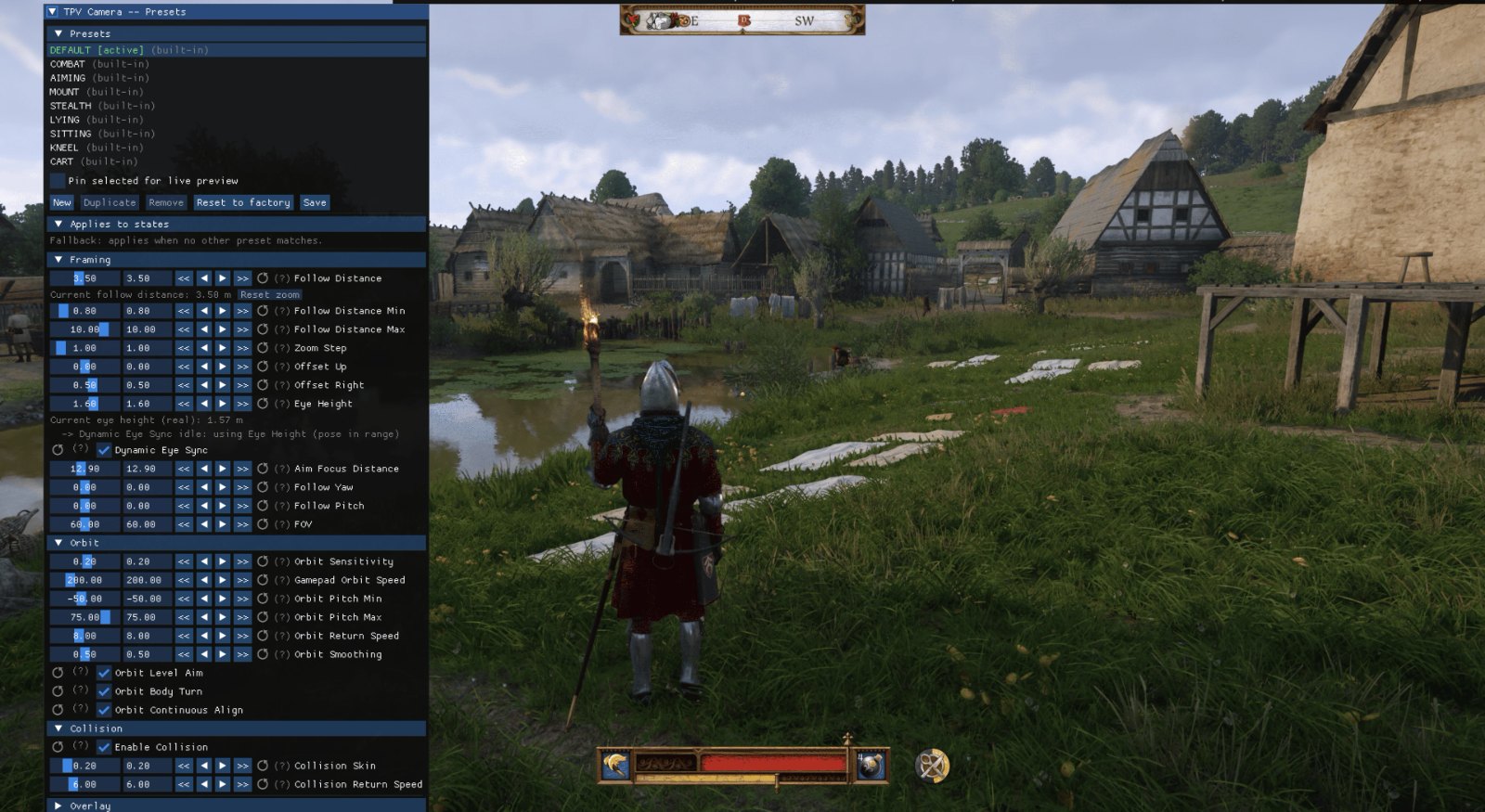 Proper Third Person View (TPV Camera)