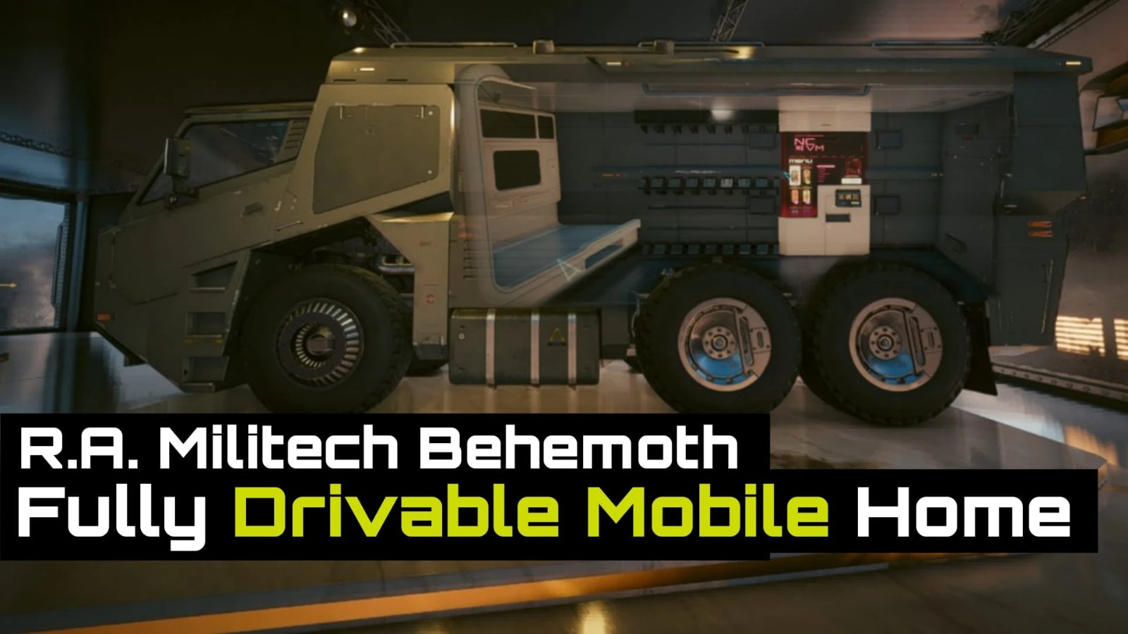 R.A. Militech Behemoth Mobile Living Conversion
