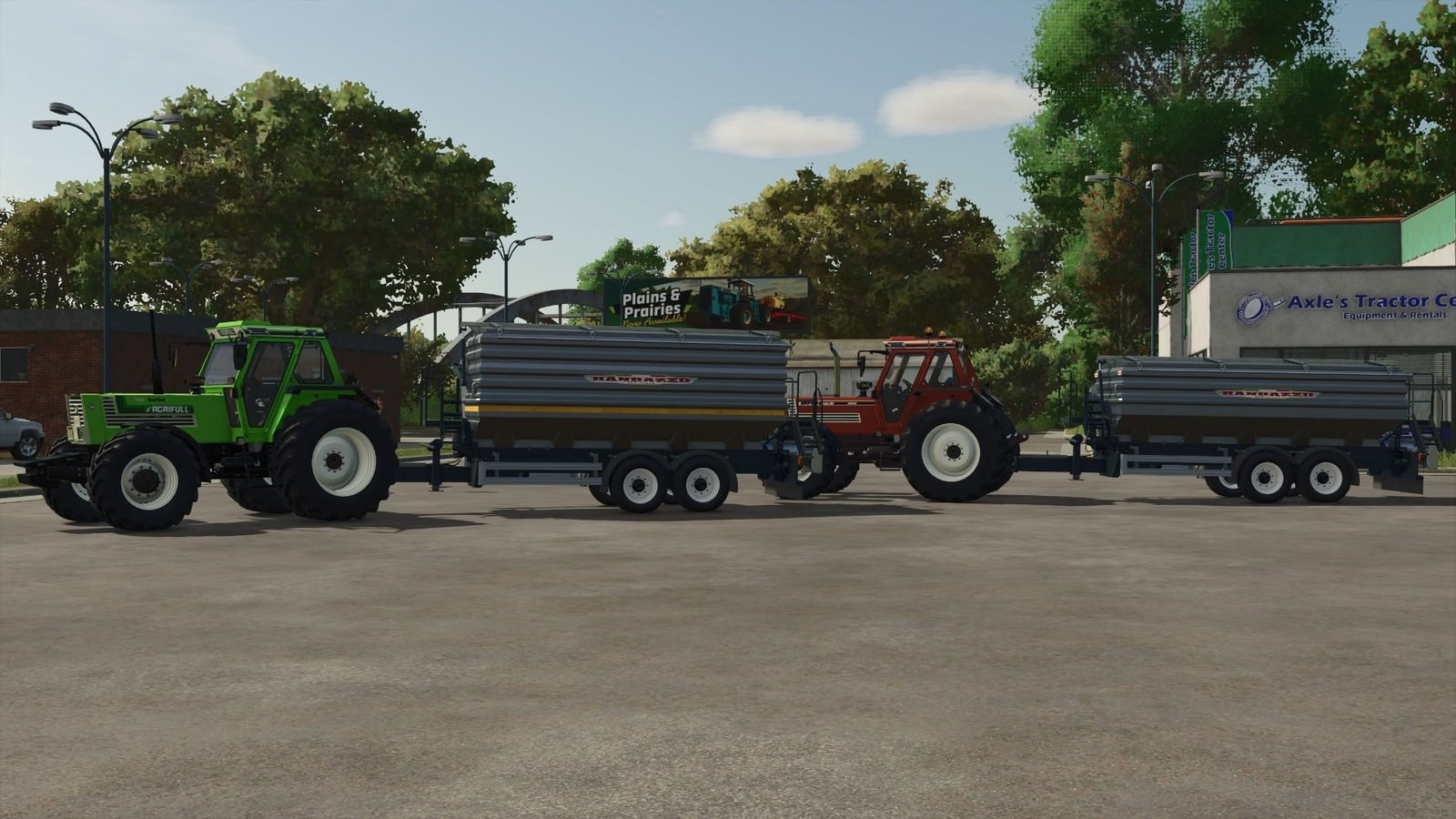 Randazzo 2-Axle Grape Trailer screenshot