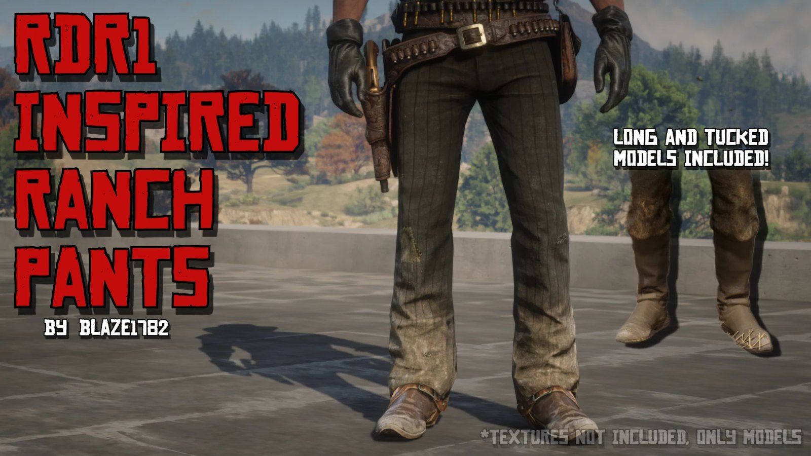 RDR1 Inspired Ranch Pants screenshot