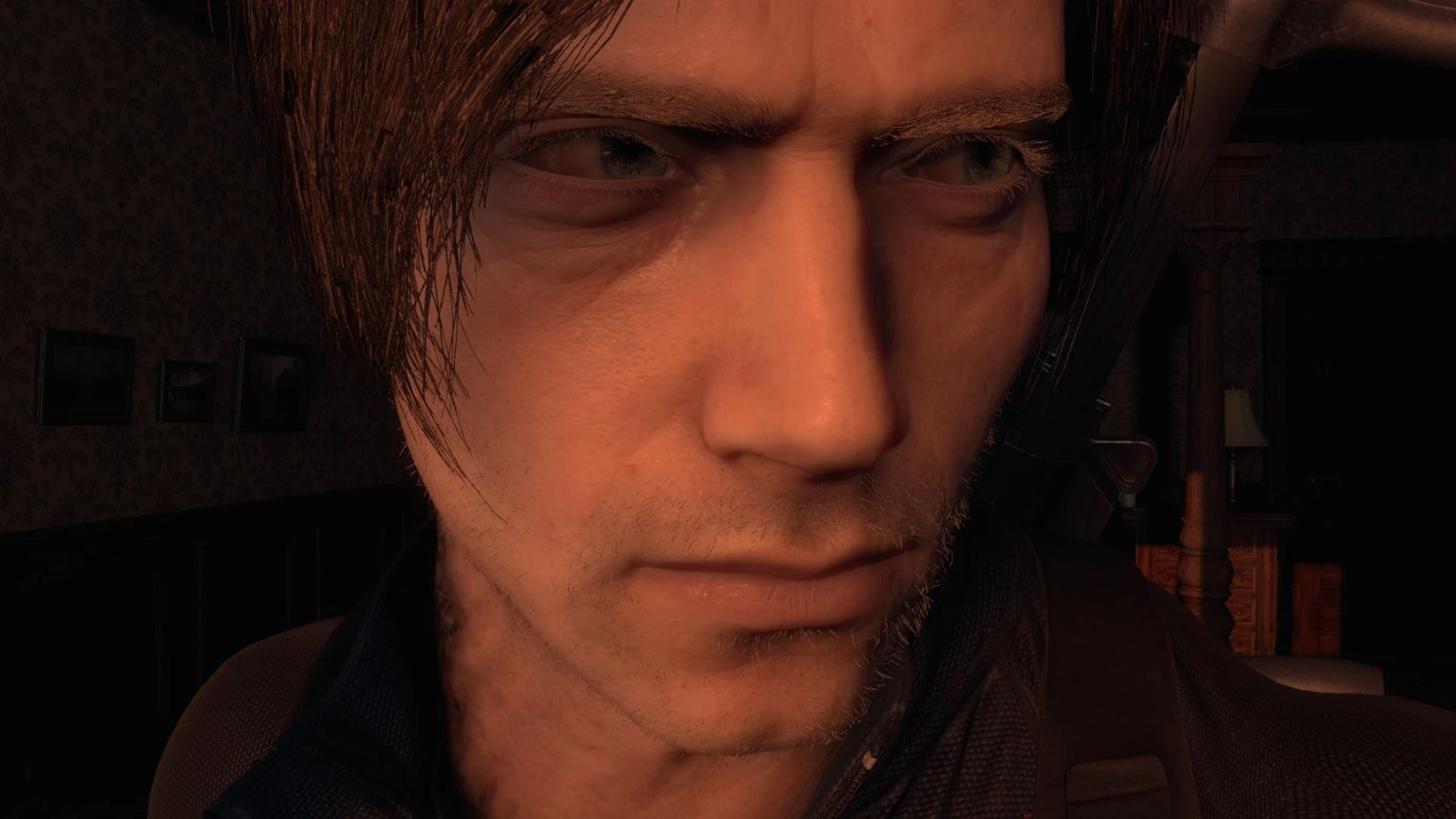 RE9 Requiem Face Leon And Hair