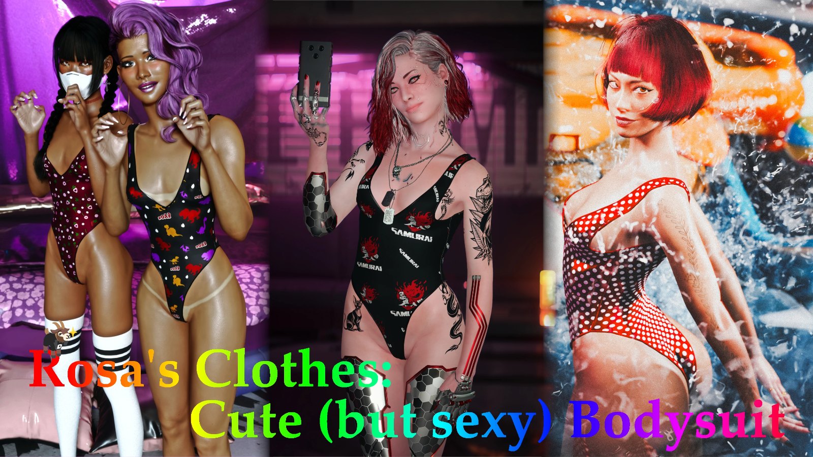 Rosa's Clothes - Cute but sexy Bodysuit