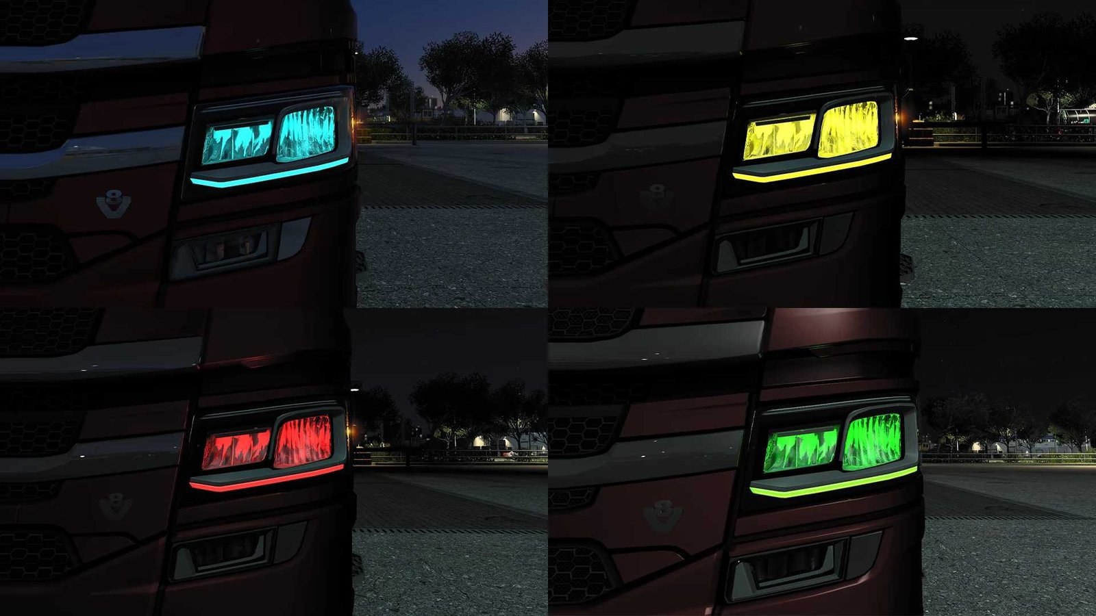 Scania Custom Headlights Pack screenshot