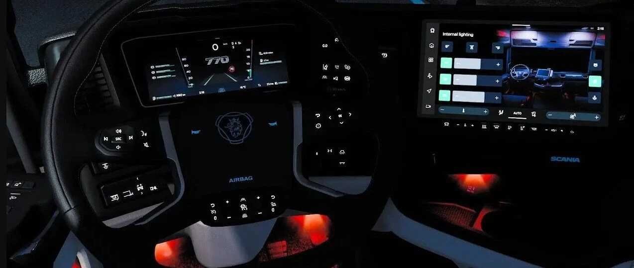 Scania NG Improved Dashboard screenshot