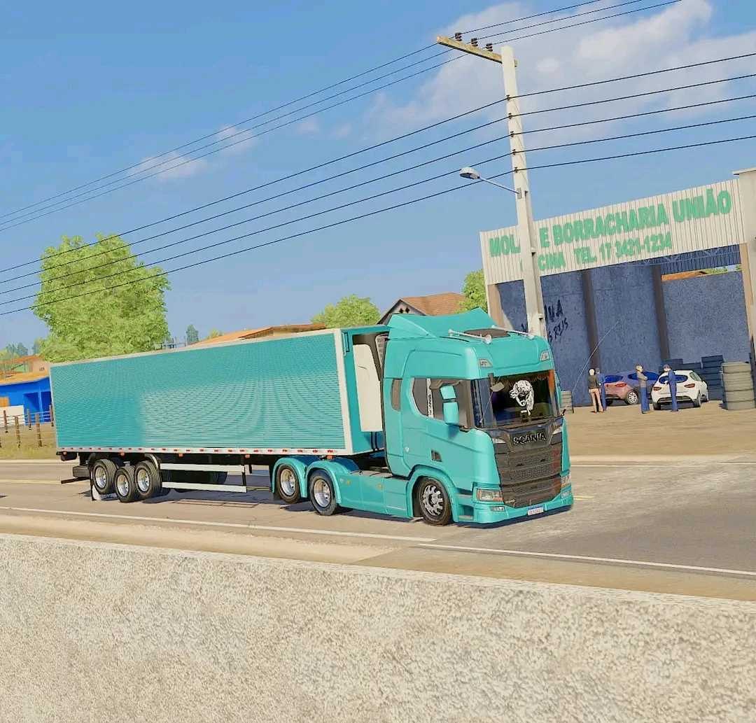 Scania NTG Pack + Box Trailer
