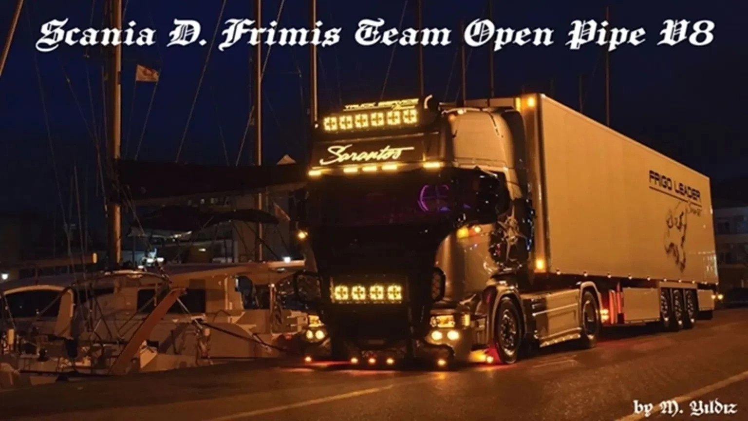Scania Open Pipe V8 sounds