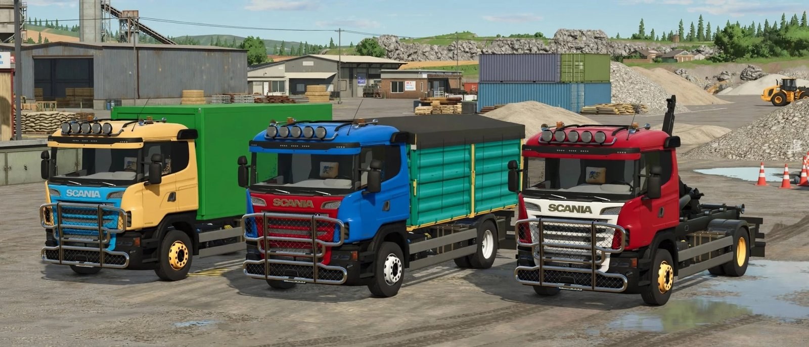 Scania R Box, HKL & Grain Trucks screenshot