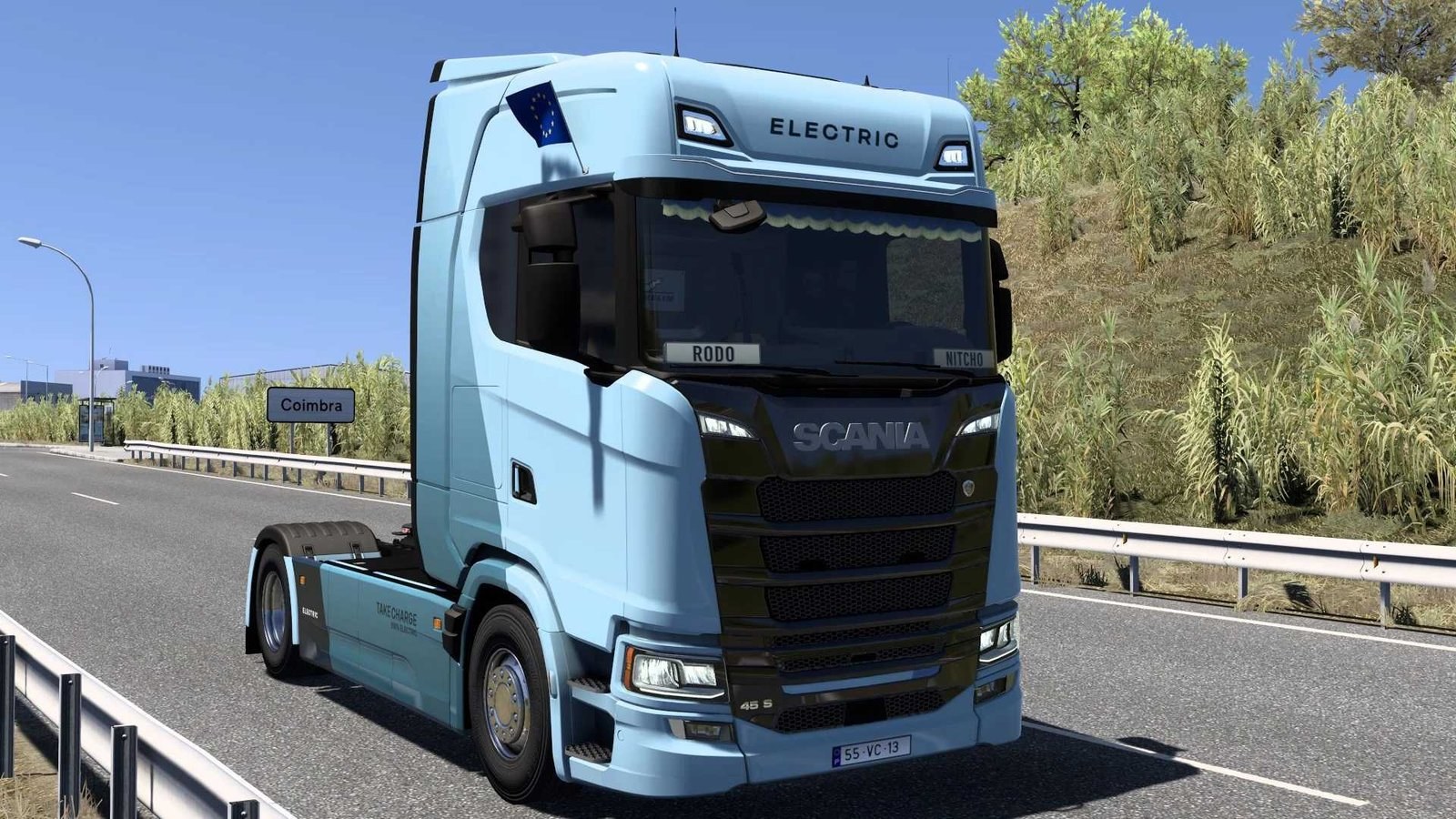 Scania S BEV screenshot