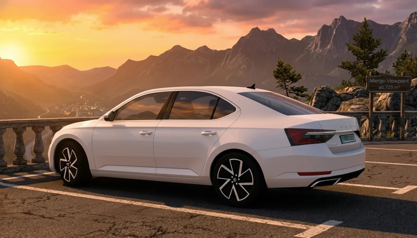 Skoda Superb 2023 screenshot
