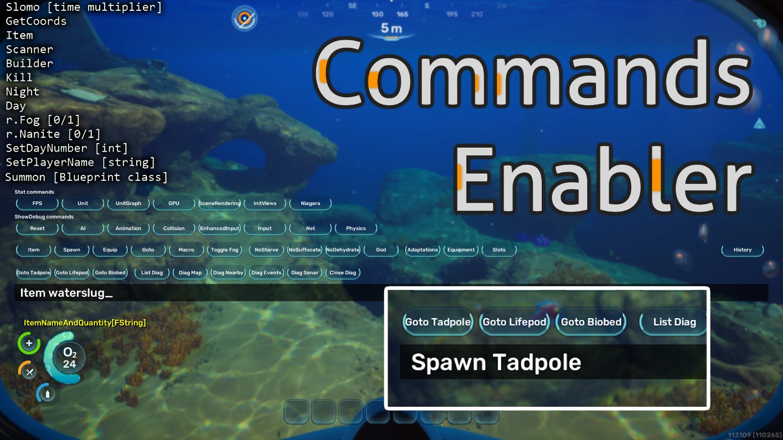SN2 Console Commands Enabler