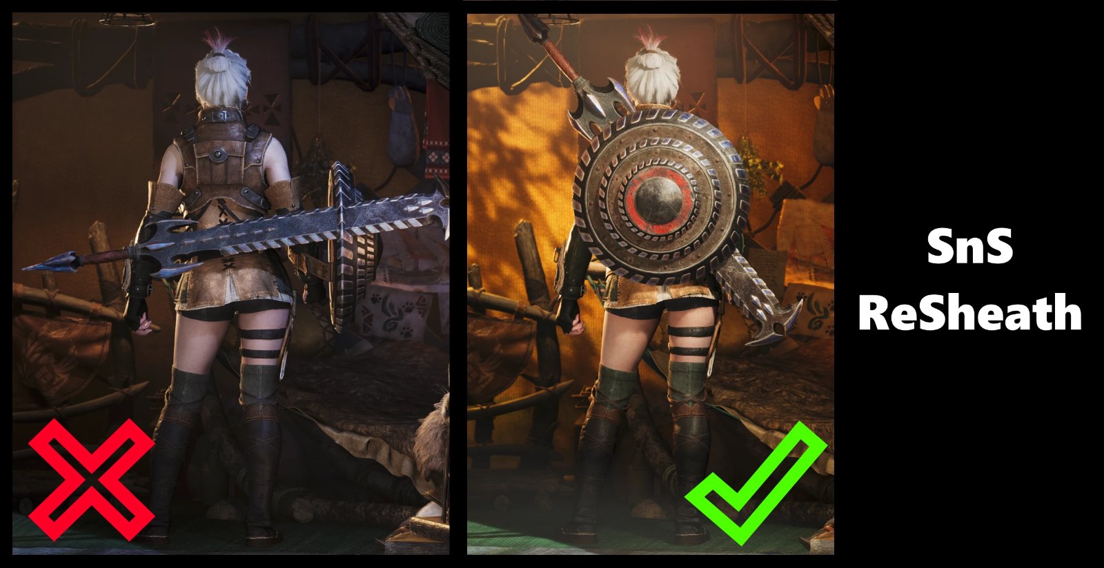SnS ReSheath (Sword and Shield)