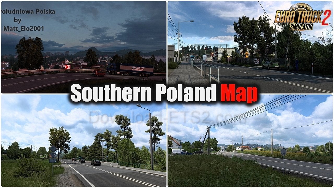 Southern Poland Map screenshot