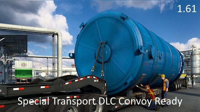 Special Transport DLC Convoy Ready screenshot