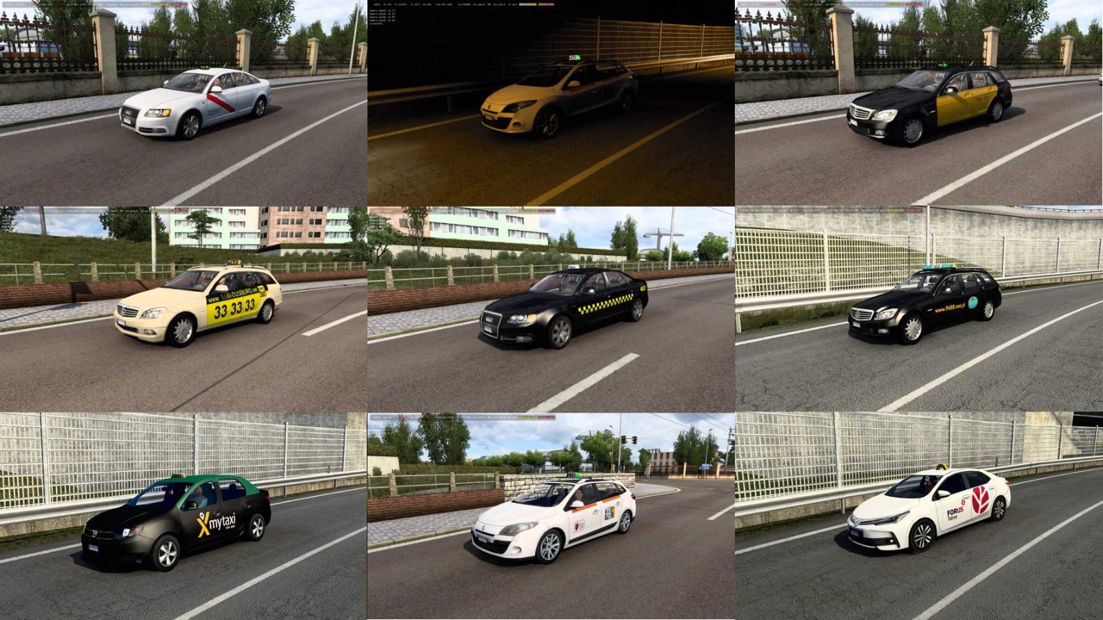 Taxi Traffic Pack