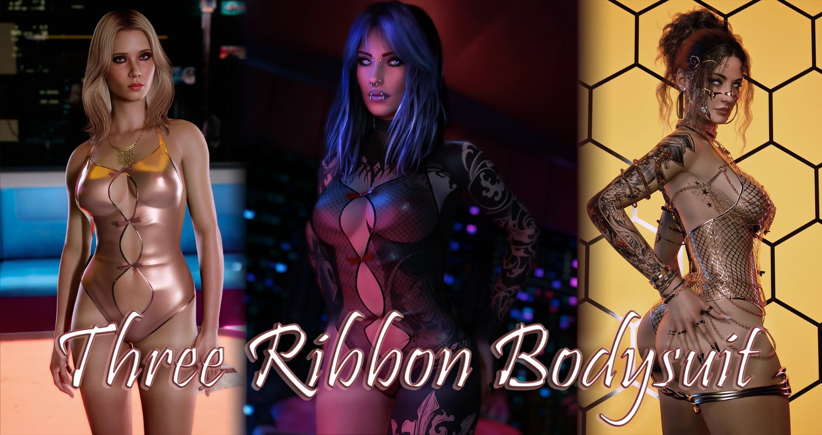 Three Ribbon Bodysuit screenshot