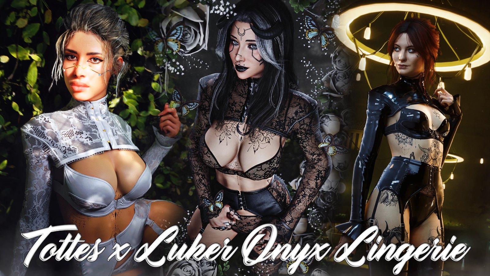 Tottes x Luker - Onyx Lingerie