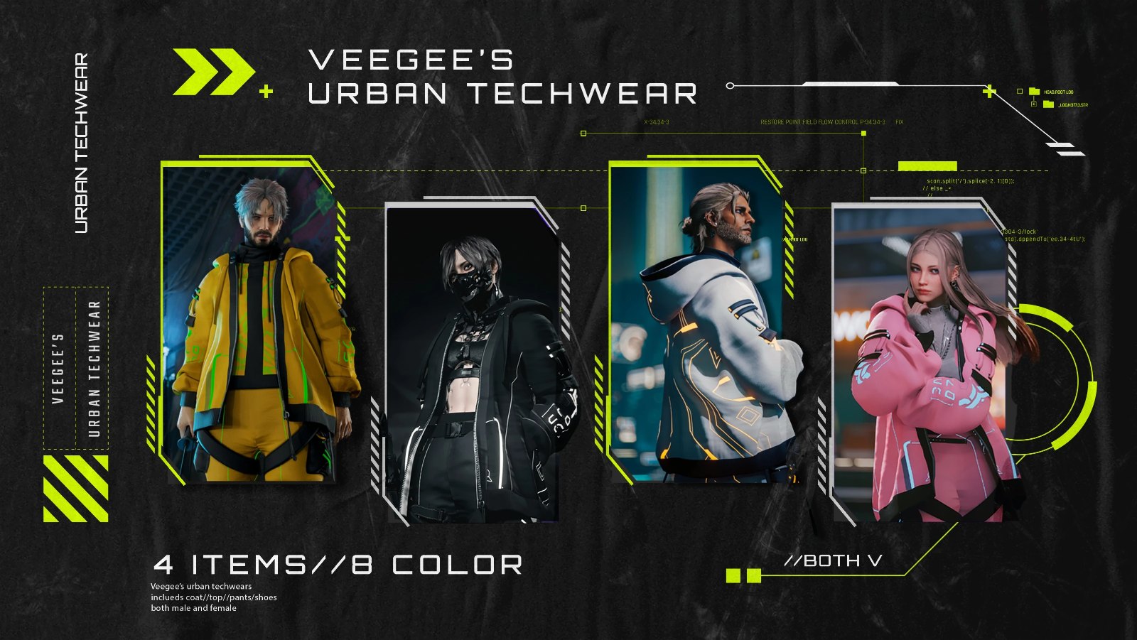 Urban Techwear Outfit - BOTH V screenshot