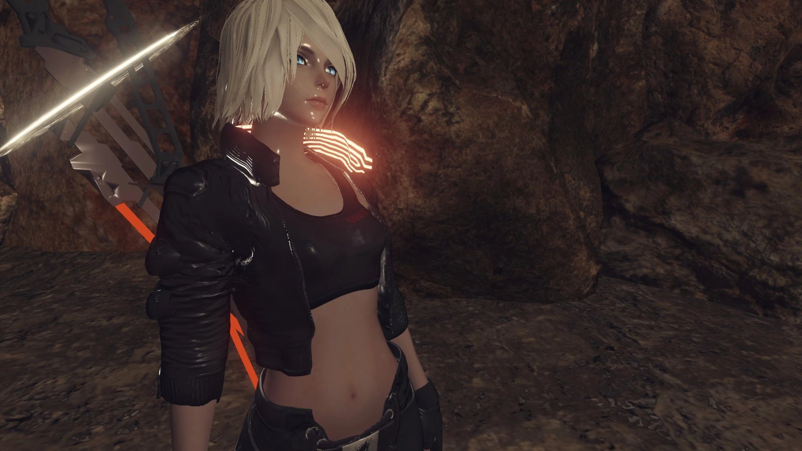 V2 Cyberpunk Outfit for A2 screenshot