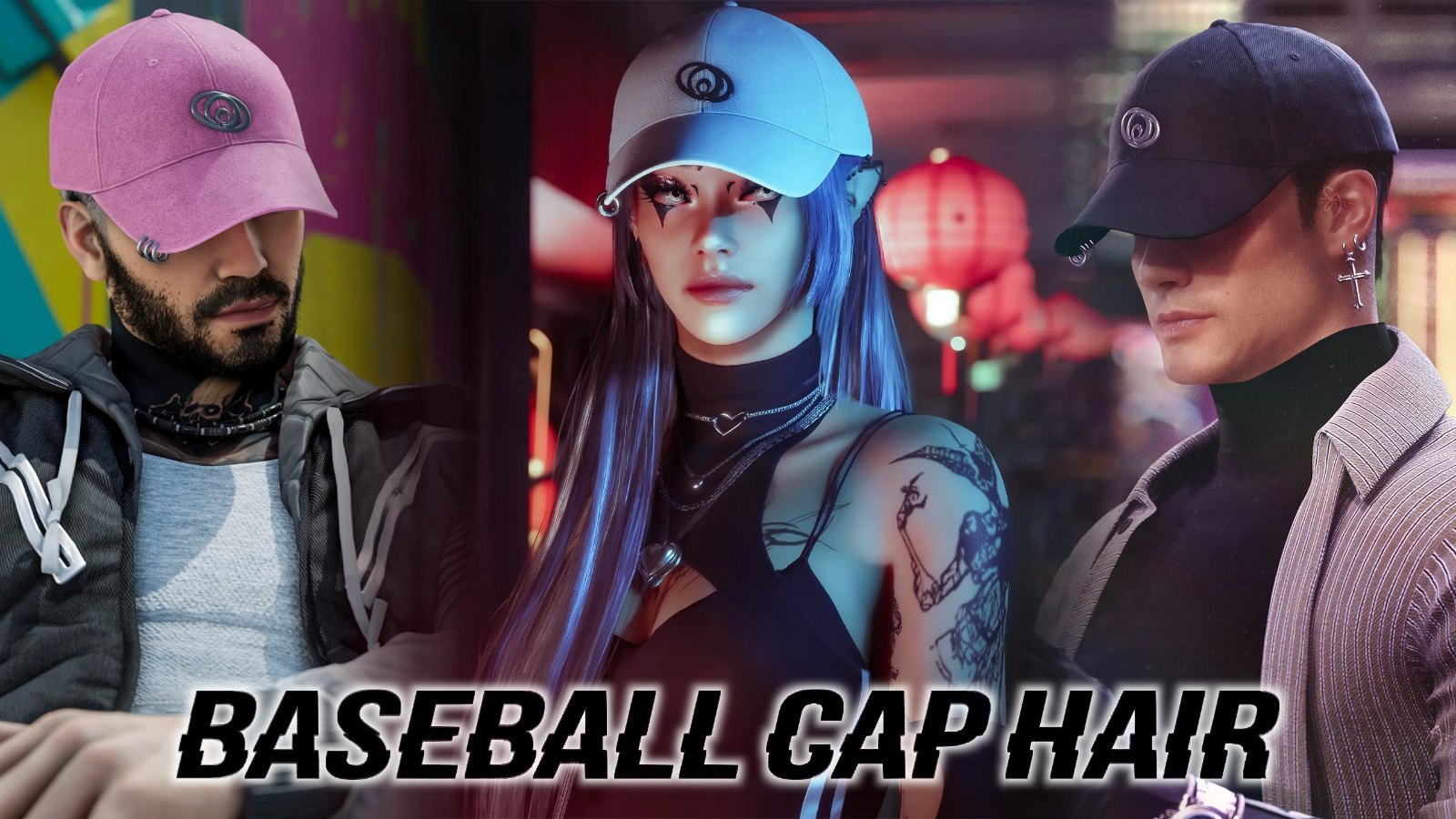 Veegee Baseball Cap Hair screenshot