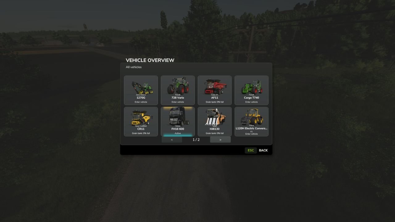 Vehicle Overview screenshot