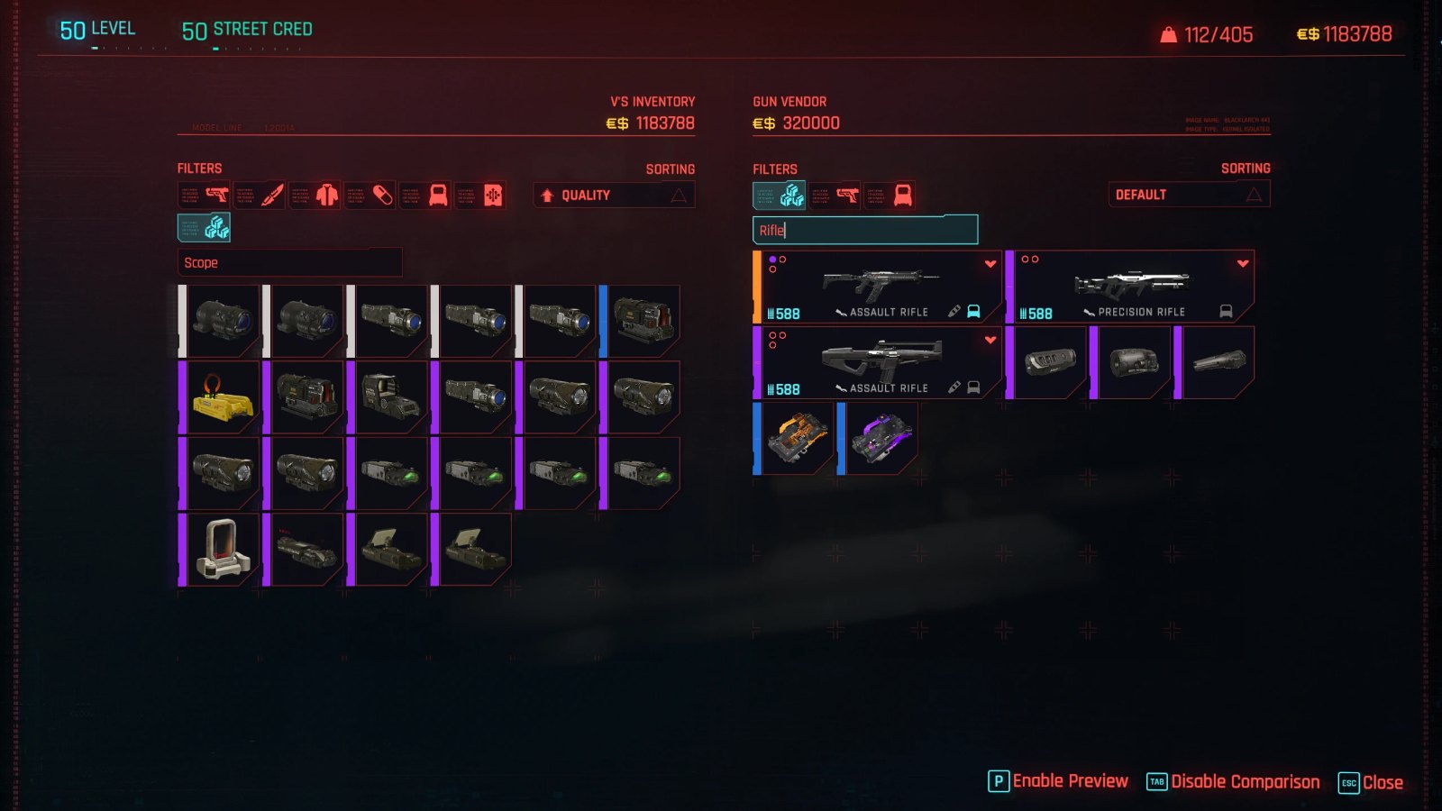 Vendor Search screenshot