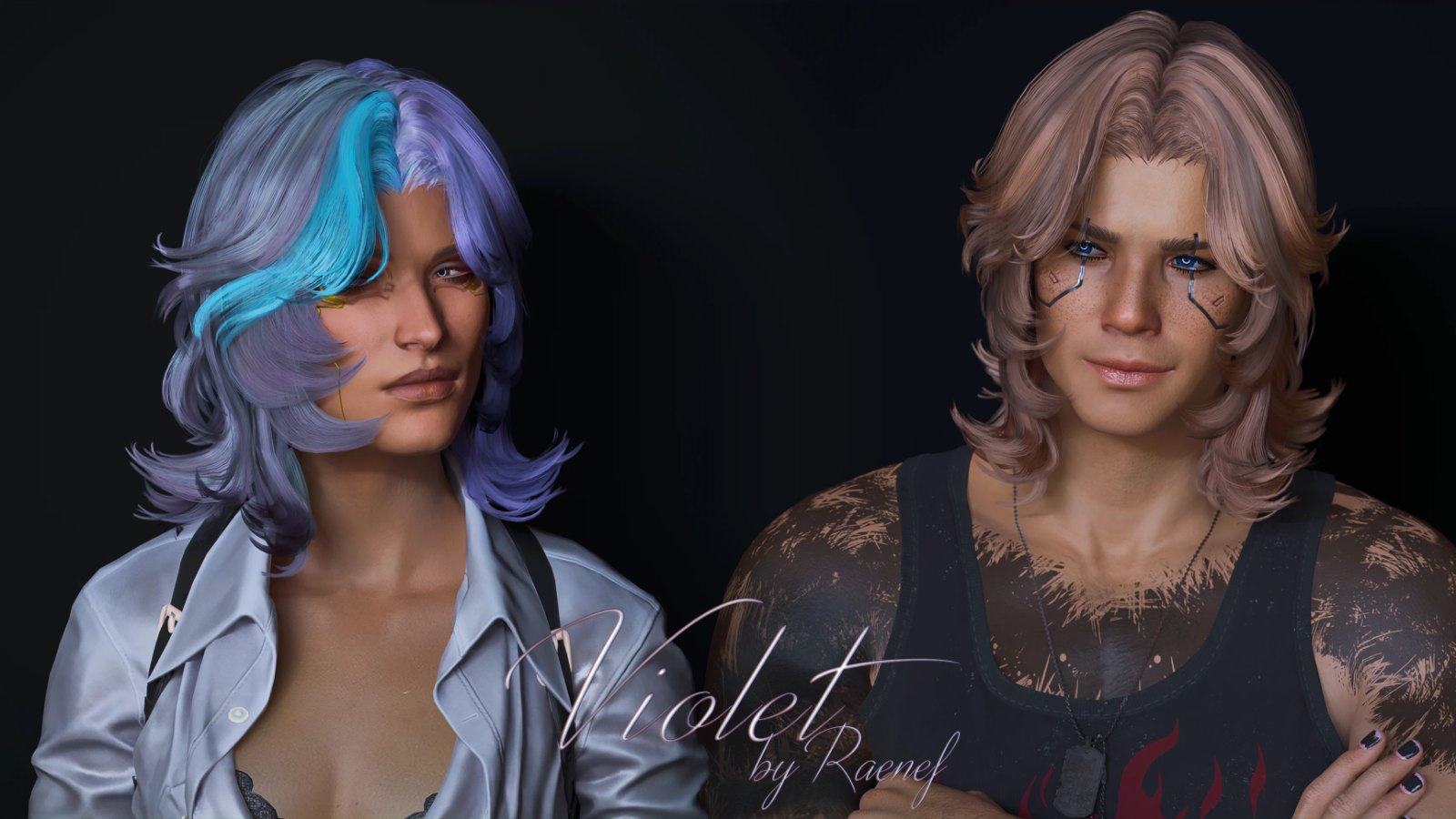 Violet M F CCXL MCH Hair