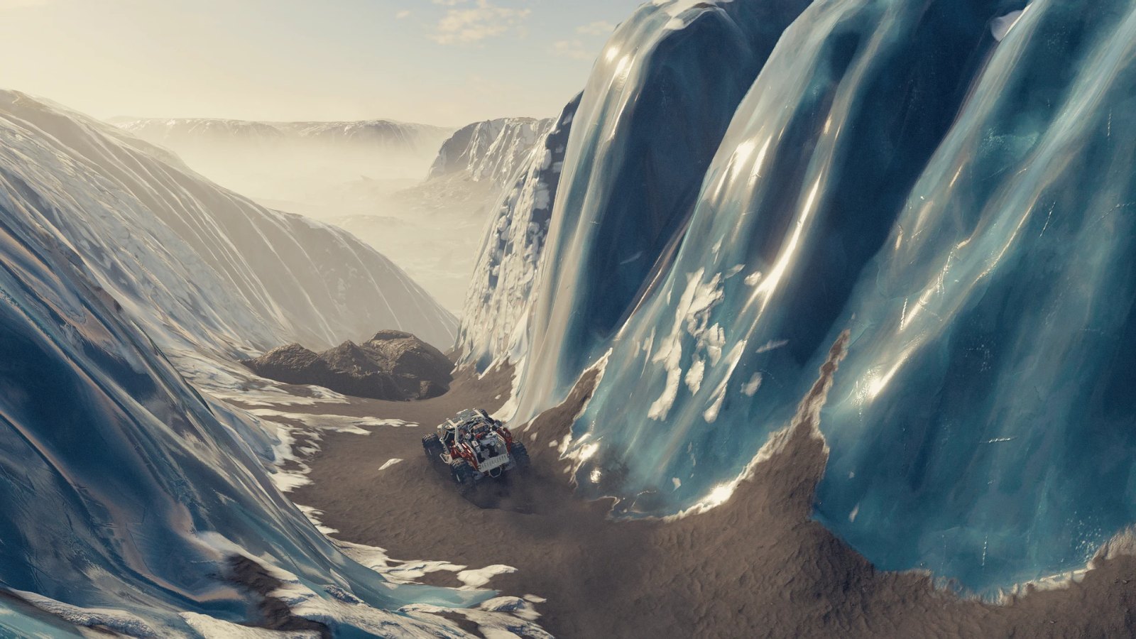 Volcanic Glacial Plateau - Biome Visual Transformation