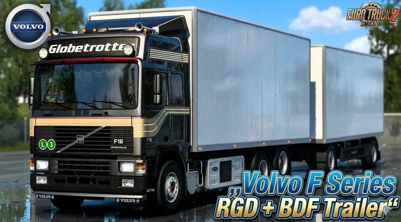 Volvo F Series Rigid Truck & BDF Trailer screenshot