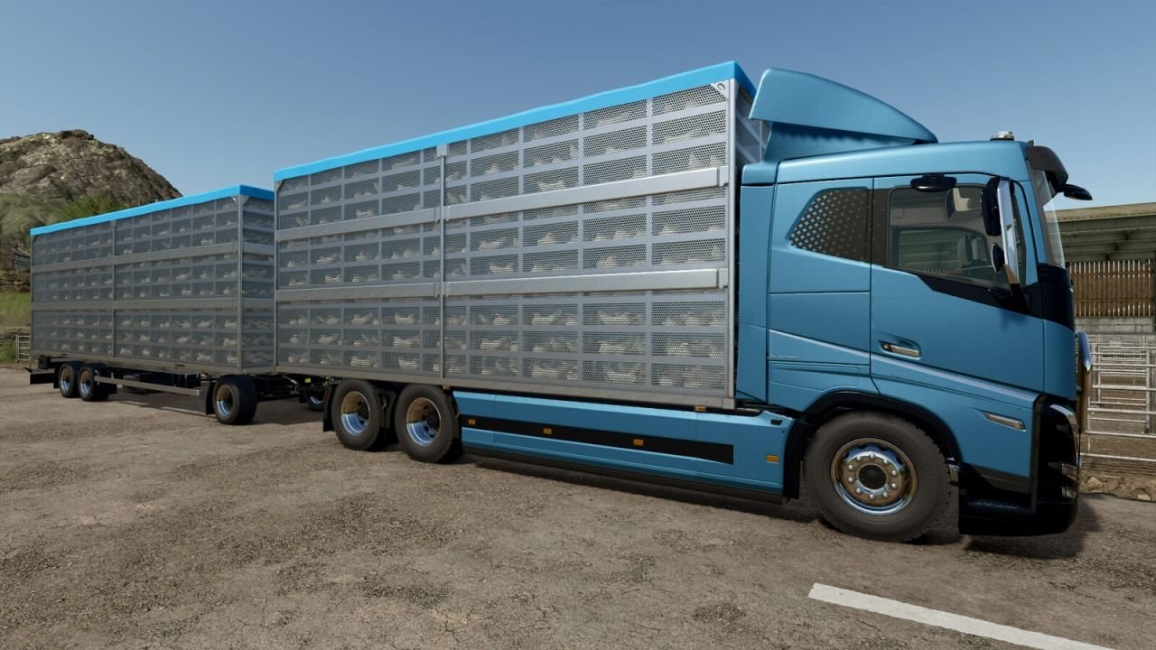 Volvo FH16 Chicken Poultry Transporter screenshot