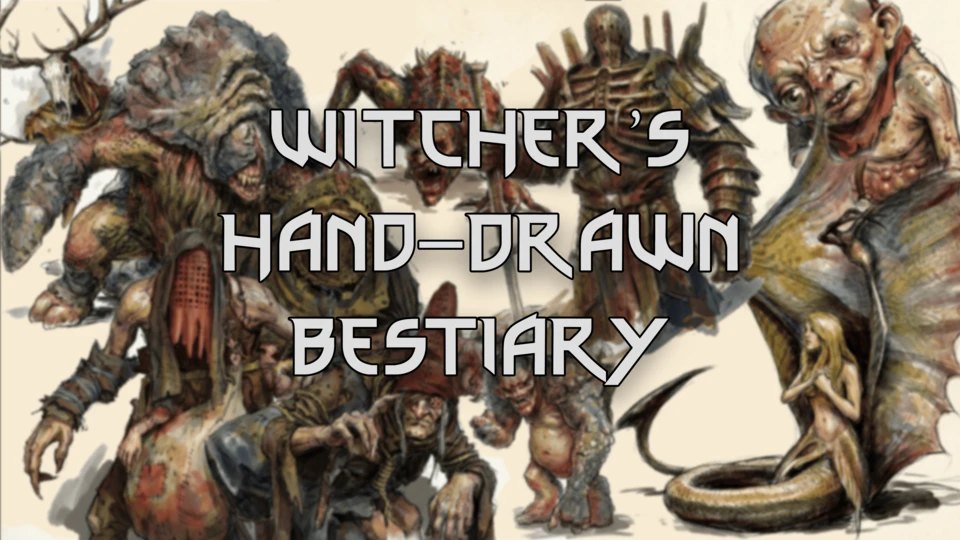 Witcher Hand Drawn Bestiary screenshot