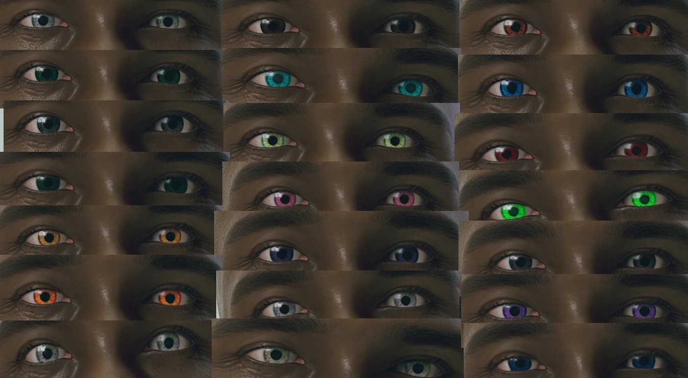 X2357's Eye Colors