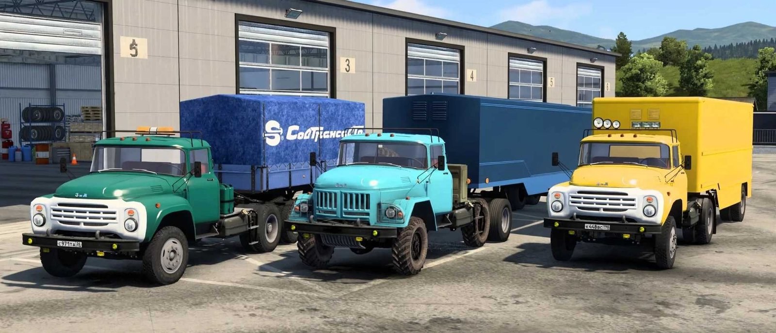 ZiL 130‑131‑133 Trucks & Trailers screenshot